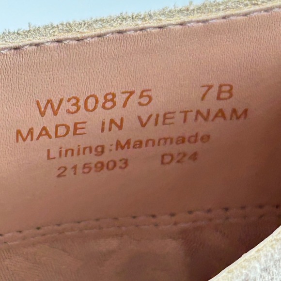 Cole Haan Grand OS Size 7 Suede Ankle Booties NEW Beige Waterproof Boots $298 - Picture 7 of 15